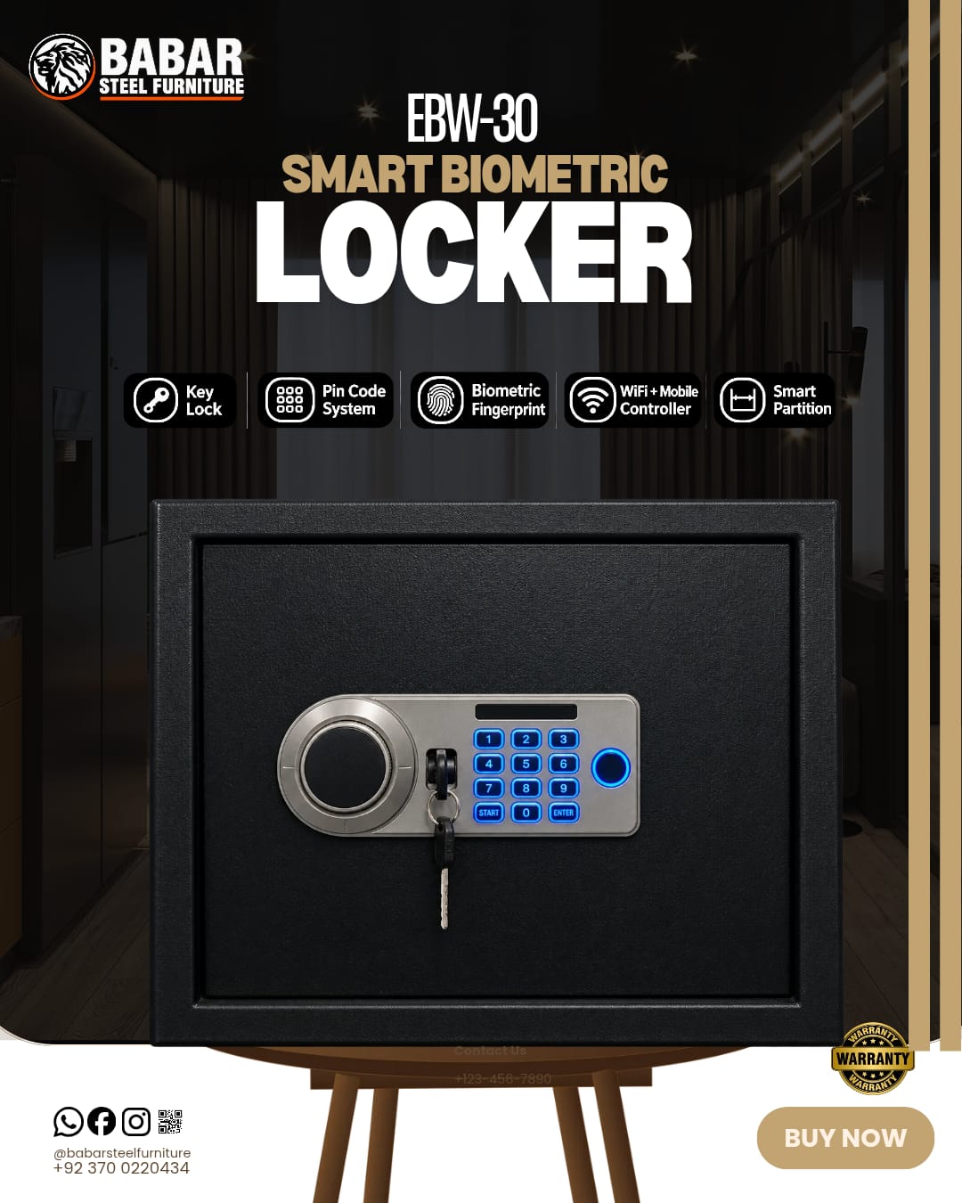 Heavy Double-Door Commercial Vault Safe